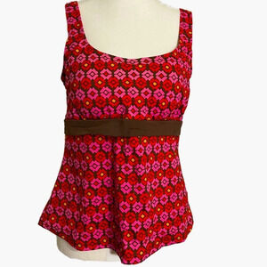 St‎ John’s Bay Colorful Tankini Top